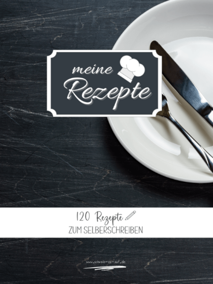 Meine Rezepte XXL - Schwarz