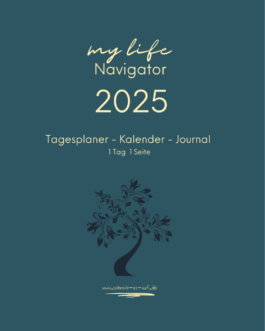 Tagesplaner – Kalender – Journal 2025 Petrol A4 (1 Tag 1 Seite)