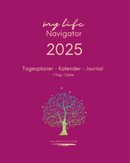 Tagesplaner – Kalender – Journal 2025 Pink A4 (1 Tag 1 Seite)