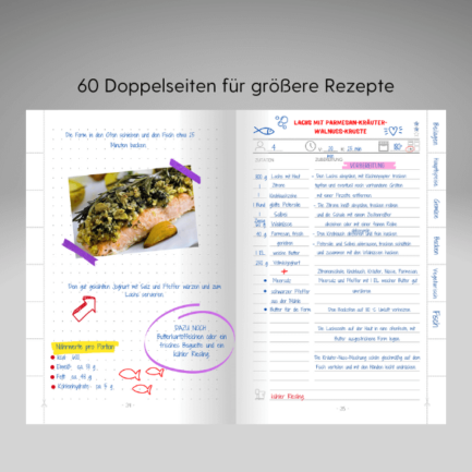 Meine Rezepte A5 Petrol - Taschenbuch – Bild 5