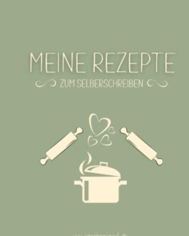 Rezeptbuch zum Selbergestalten – Grün